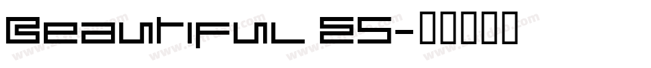 Beautiful ES字体转换